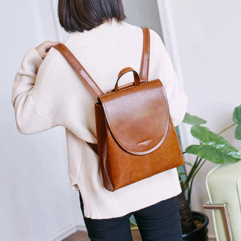 Elona - Zaino in Pelle Elegante per Donna