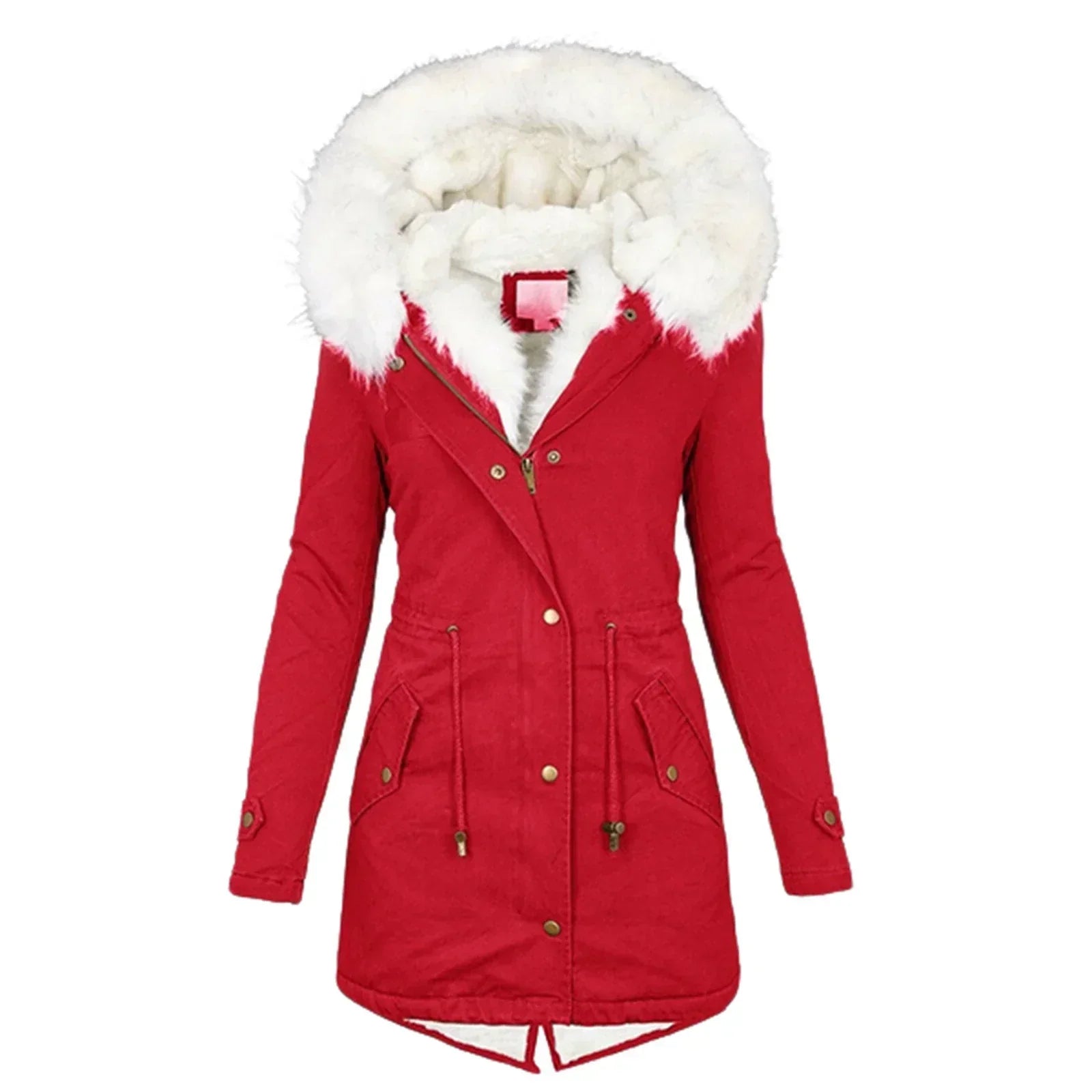 Abrigo de Mujer - Parka Largo y con Capucha