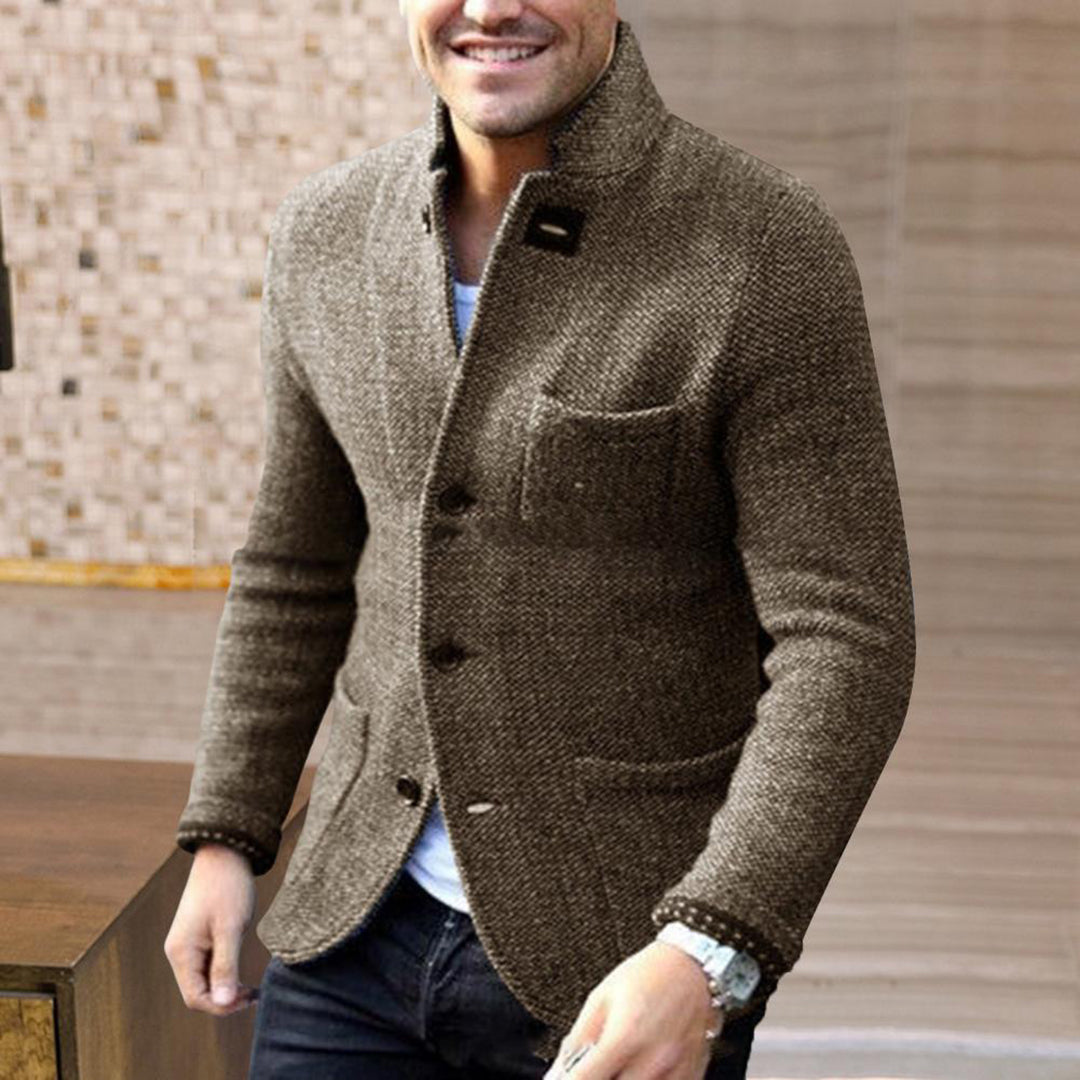 Cardigan Uomo Classico Lavorato a Maglia con Bottoni - Confortevole e Versatile