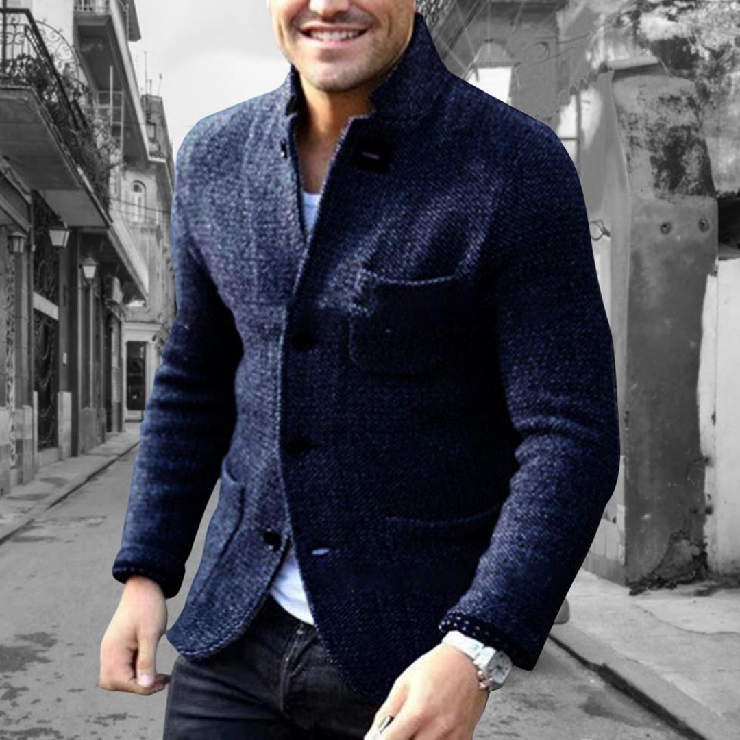 Cardigan Uomo Classico Lavorato a Maglia con Bottoni - Confortevole e Versatile