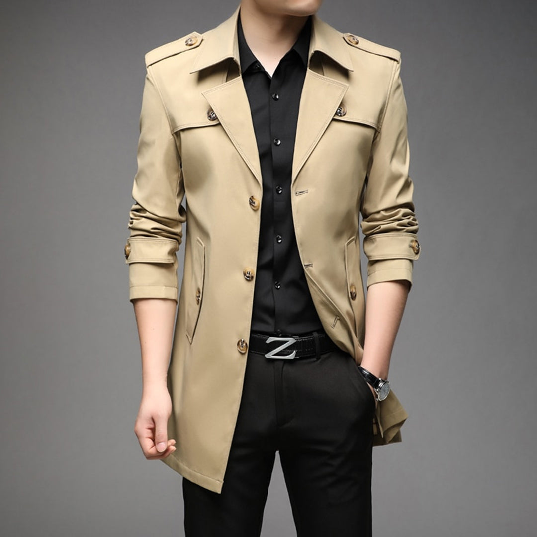 Trench da Uomo Slim-Fit - Elegante e Confortevole