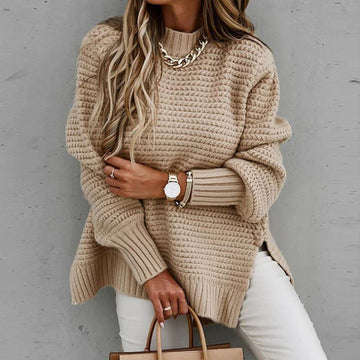 Maglione Caldo da Donna in Maglia – Design Ampio e Strutturato