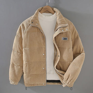 Abrigo acolchado de invierno para hombre - diseño acolchado