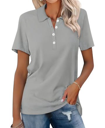 Polo Donna - Top Casual Traspirante, Elegante & Versatile