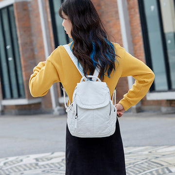 Paige - Zaino in Pelle Morbida per Donna