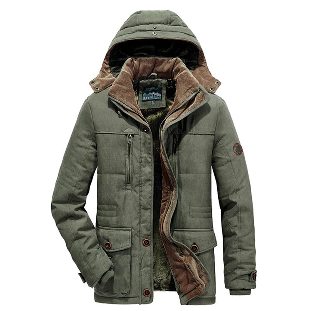 Chaqueta de Invierno para Hombre – Estilo Parka y con Capucha