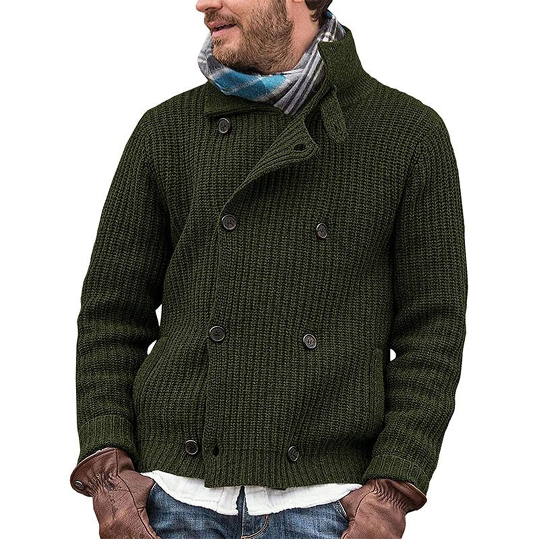 Cardigan Uomo Vintage Lavorato a Maglia - Stile Moderno e Confortevole