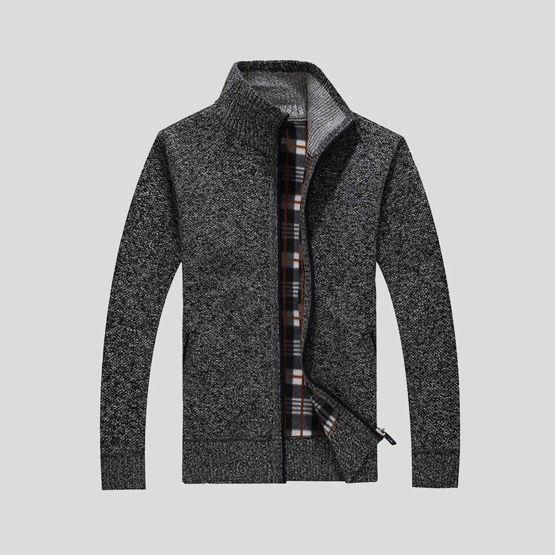 Cardigan Uomo Elegante Caldo con Zip - Design Moderno