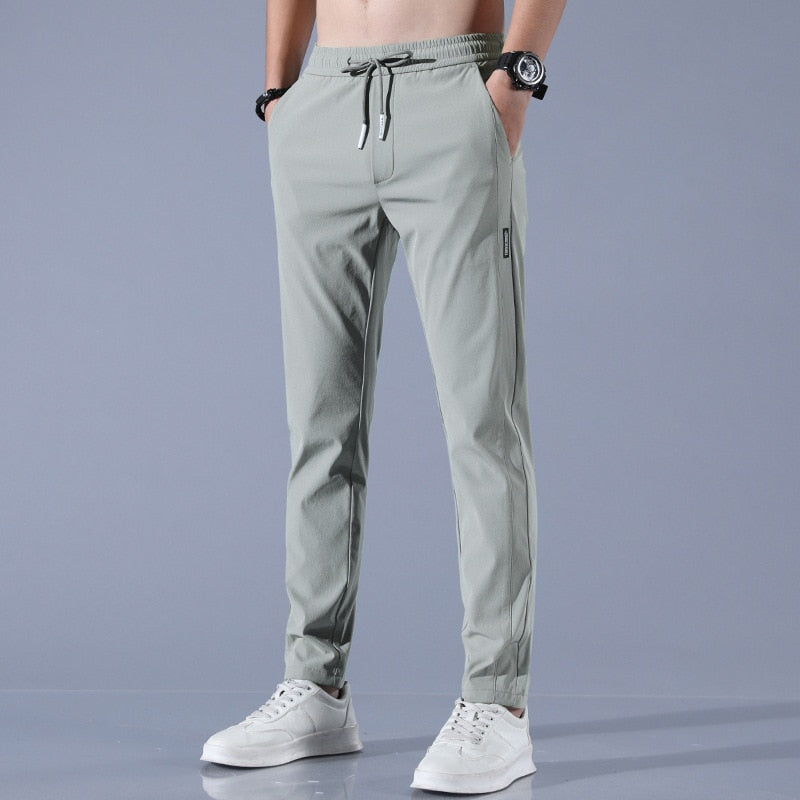 Joggers da Uomo - Vita con Coulisse e Vestibilità Affusolata