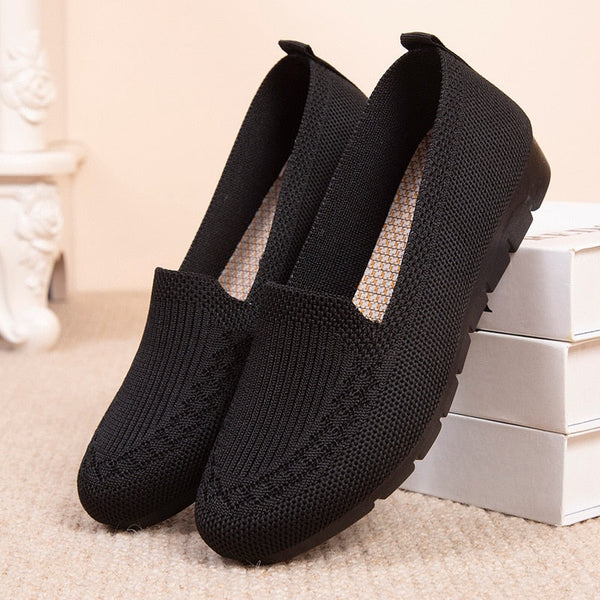 Mocasín de mujer - Slip-On y empeine trenzado