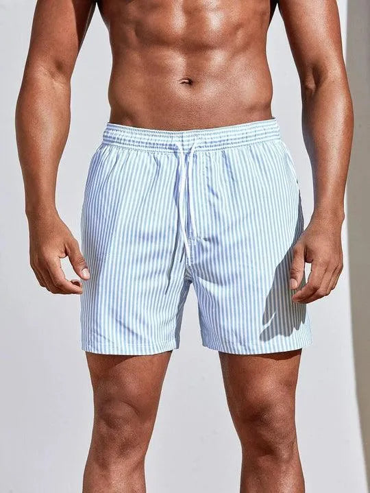 Pantaloncini da bagno a righe per uomo