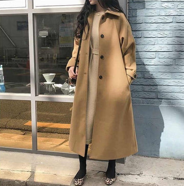 Trench lungo da donna - Capispalla caldi