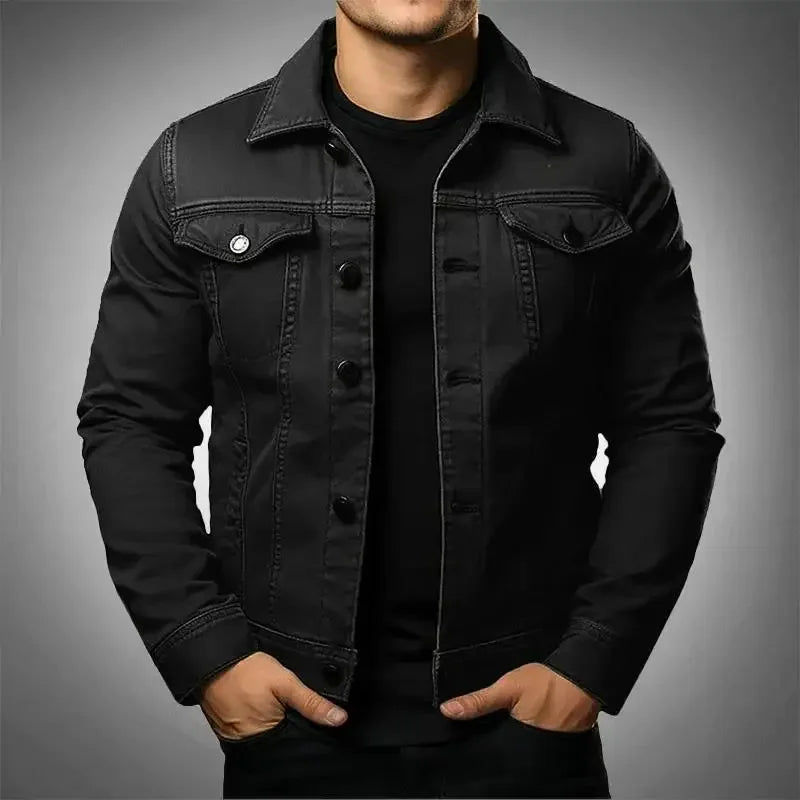 Giacca di Jeans Uomo Robusta - Abbigliamento Classico Senza Tempo