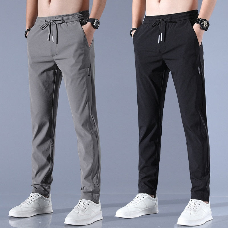 Jogger Pants Elasticizzati Asciugatura Rapida da Uomo