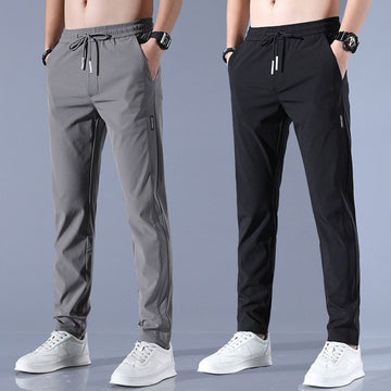 Jogger Pants Elasticizzati Asciugatura Rapida da Uomo