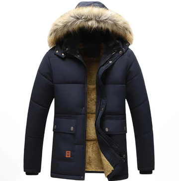 Chaqueta de Invierno para Hombre - Parka Acolchada con Capucha