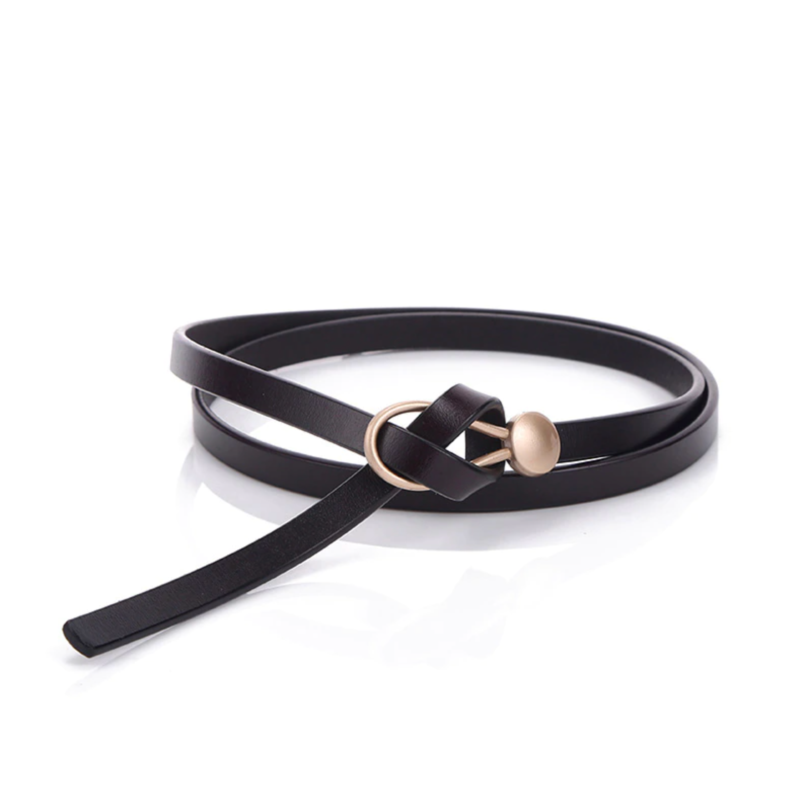 Eulalie - Cintura de piel vintage para mujer