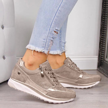 Sneakers da Donna Comode e Supportive con Chiusura a Zip