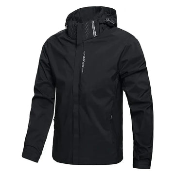 Giacca Hardshell Impermeabile da Uomo - Capispalla con Cappuccio