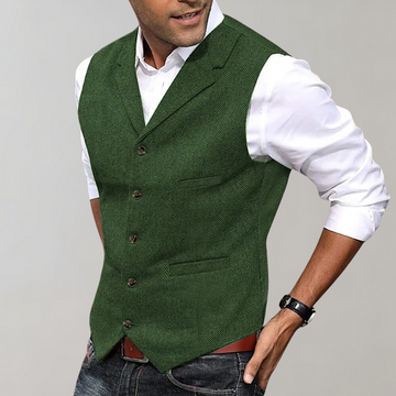 Chaleco de traje elegante para hombre