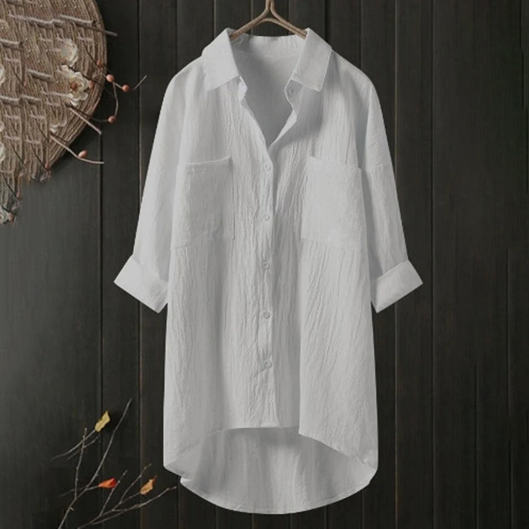 Camisa Oversize con Botones para Mujer