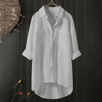 Camisa Oversize con Botones para Mujer