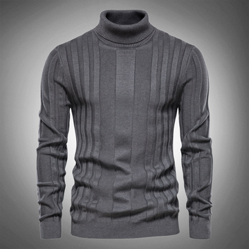 Zephram - Maglione a Collo Alto Slim-Fit Elegante per l'Inverno per Uomo