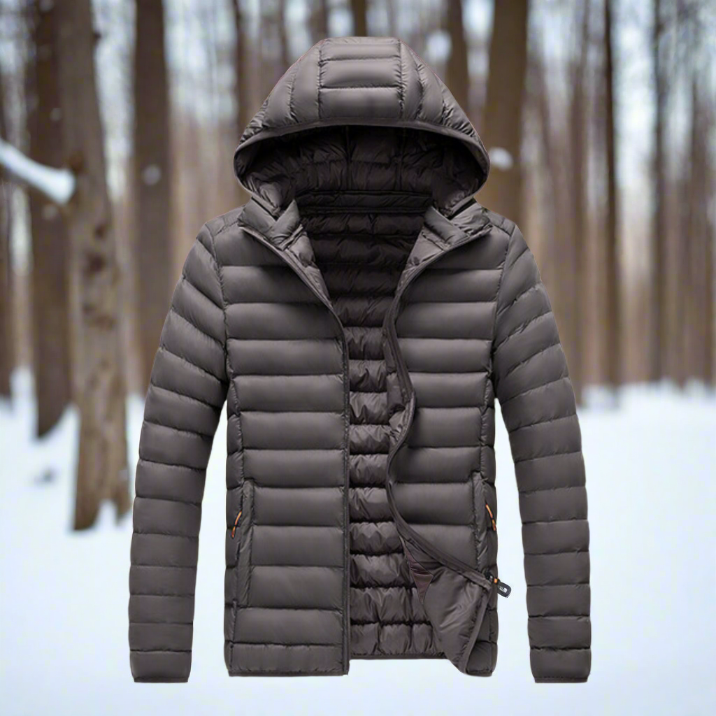 Giubbotto Imbottito da Uomo - Con Cappuccio Integrato