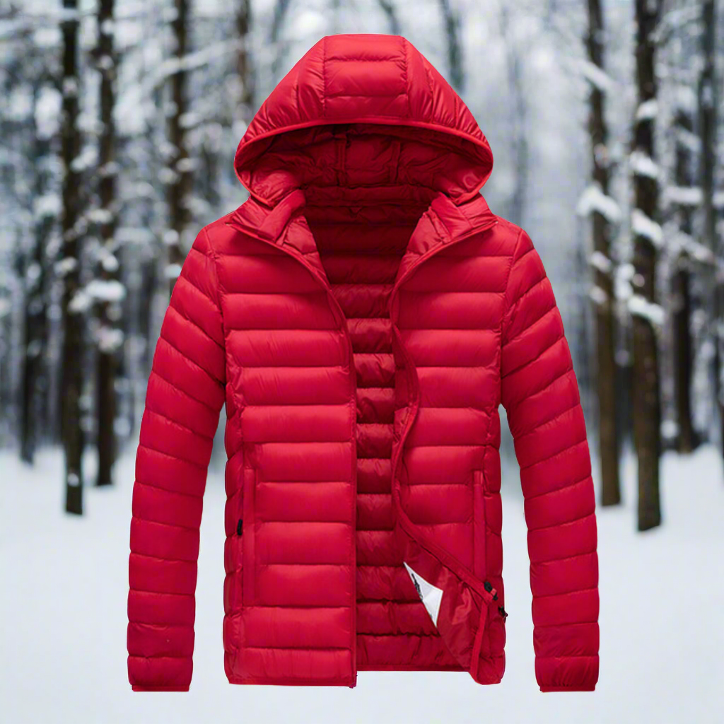 Giubbotto Imbottito da Uomo - Con Cappuccio Integrato