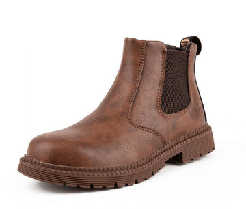 Botas Chelsea para Hombre - Slip-On al Tobillo con Paneles Laterales Elásticos