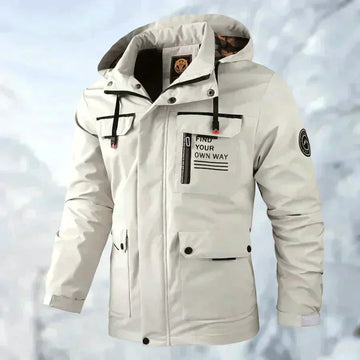 Chaqueta de invierno para hombre - Con capucha y bolsillos con solapa
