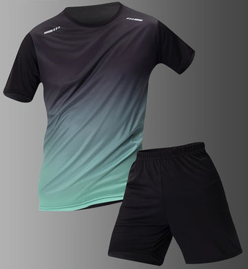 Set di maglietta e pantaloncini sportivi per uomo