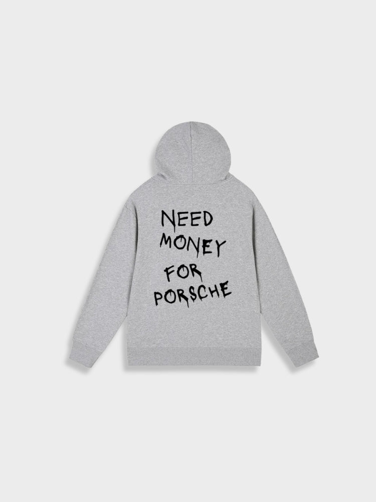Sudadera con Capucha para Hombre - Estampado de Eslogan en la Espalda