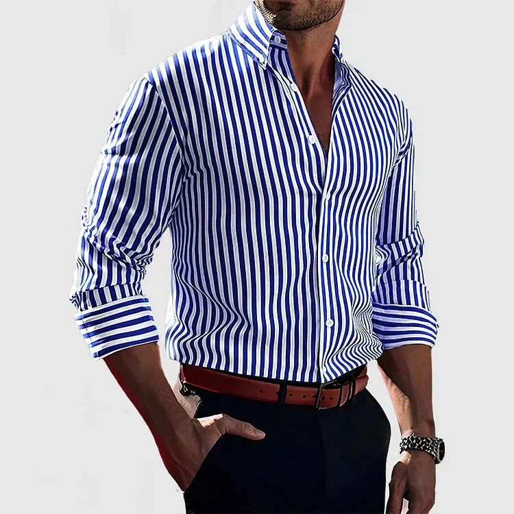 Camicia a Righe da Uomo