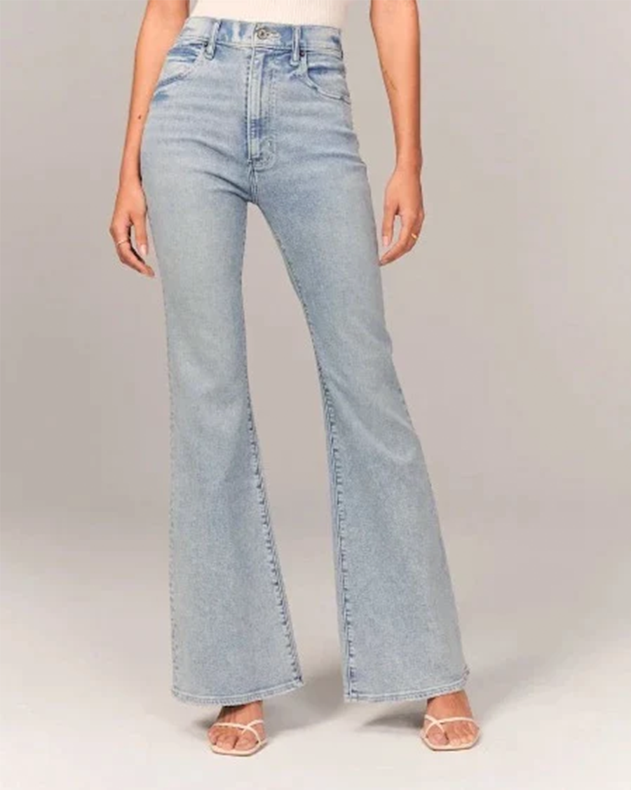 Jeans a Zampa d'Elefante da Donna – Vita Alta