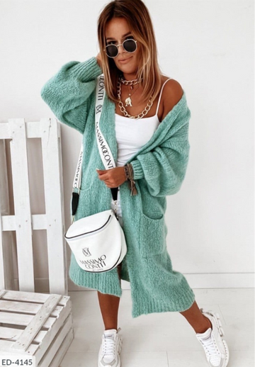 Cardigan da Donna in Maglia Oversized – Vestibilità Aperta sul Davanti