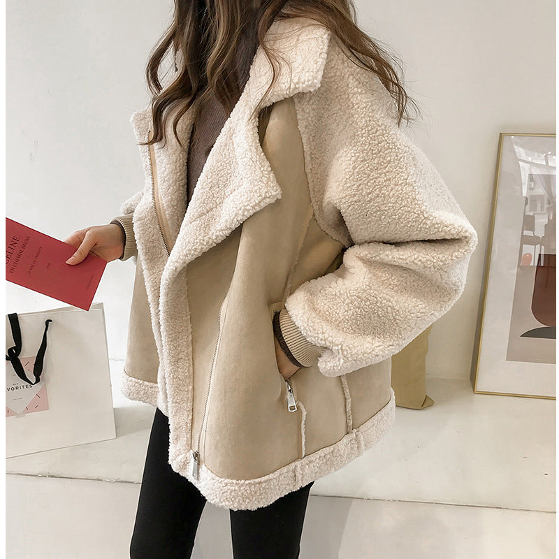 Giacca invernale oversize da donna - Fodera calda