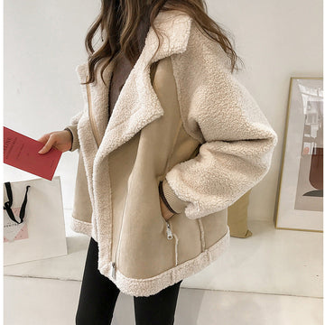 Giacca invernale oversize da donna - Fodera calda