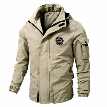 Chaqueta de Invierno para Hombre – con Capucha y Bolsillo en la Manga