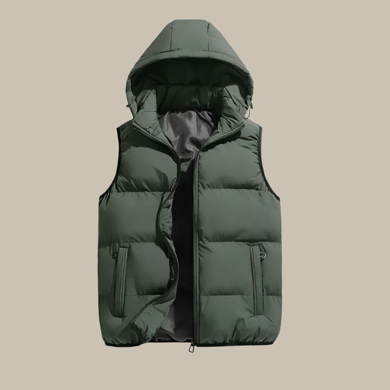 Gilet da Uomo con Cappuccio