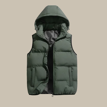 Gilet da Uomo con Cappuccio