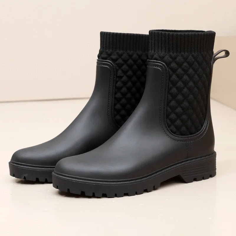 Botines Impermeables para Mujer - Acolchados y Slip-On