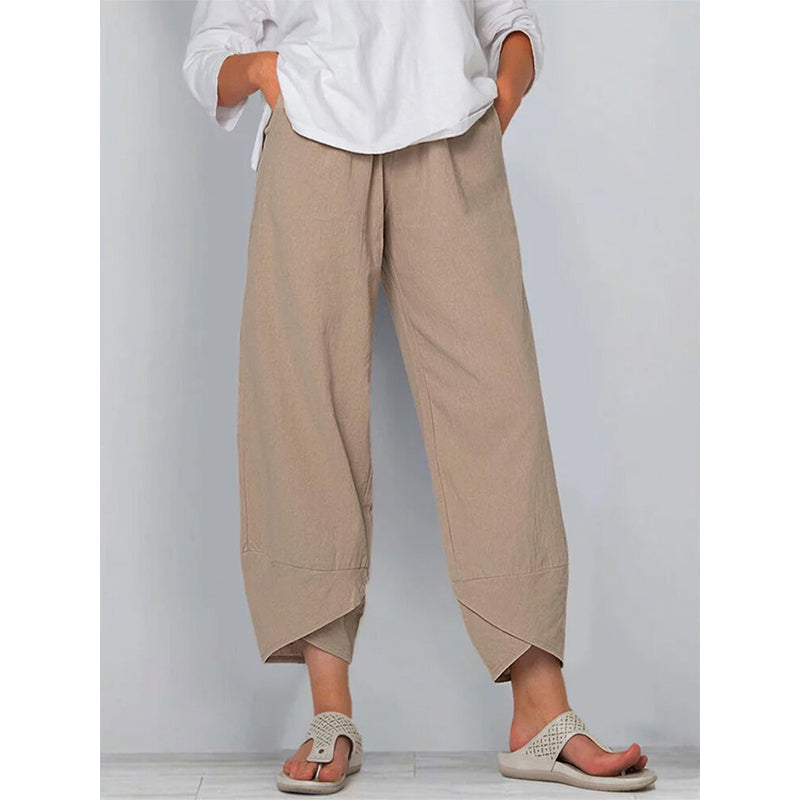 Pantaloni Larghi Traspiranti ed Eleganti per Donna | Livia
