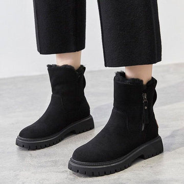 Botines de mujer - Con cremallera lateral y forro aislante